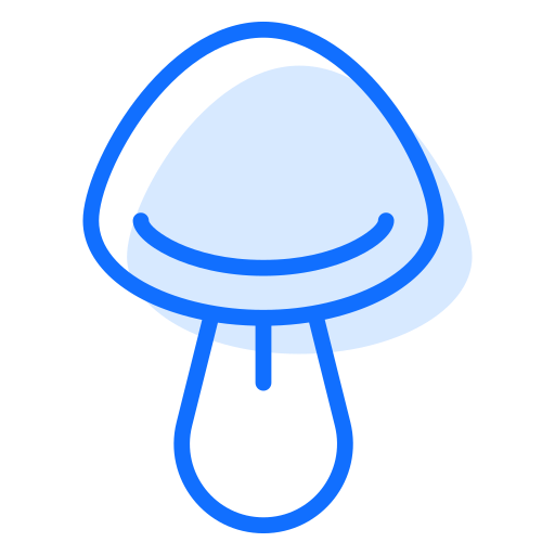 Mushroom Generic Blue icon