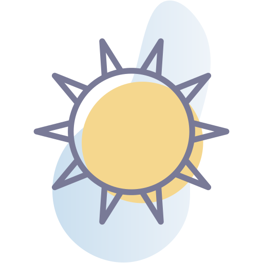 słońce Generic Rounded Shapes ikona