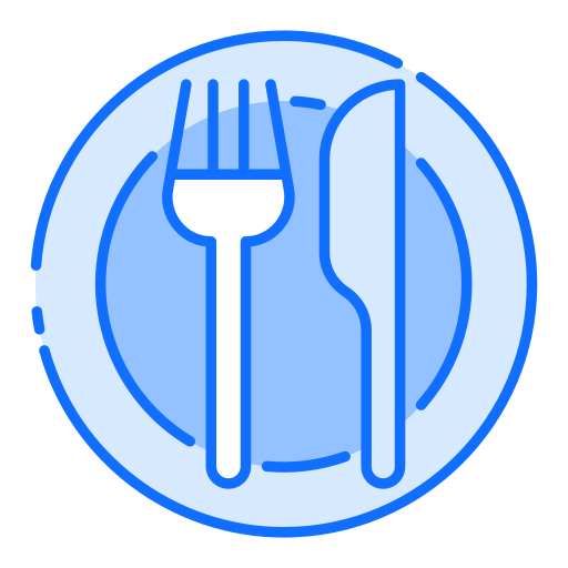 食べ物 Generic Blue icon