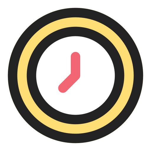 時間 Generic Outline Color icon
