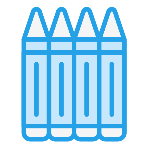크레용 Generic Blue icon