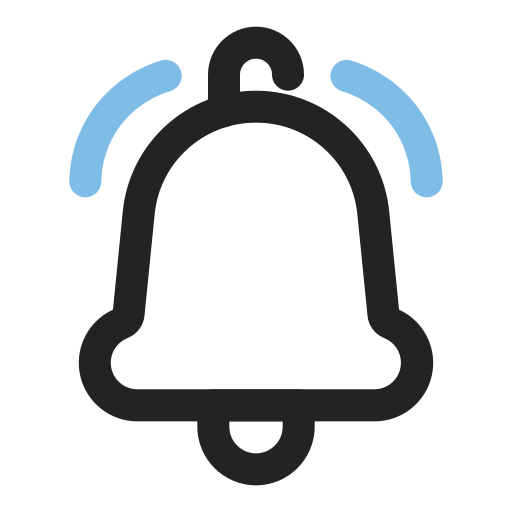Notification bell Generic Outline Color icon