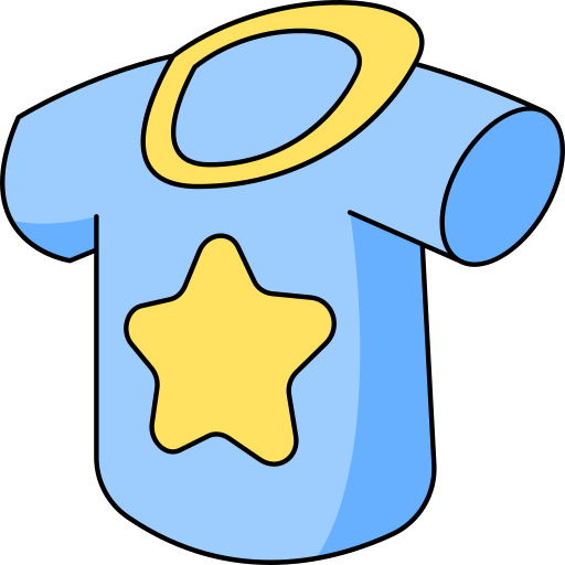 Tshirt Generic Thin Outline Color icon