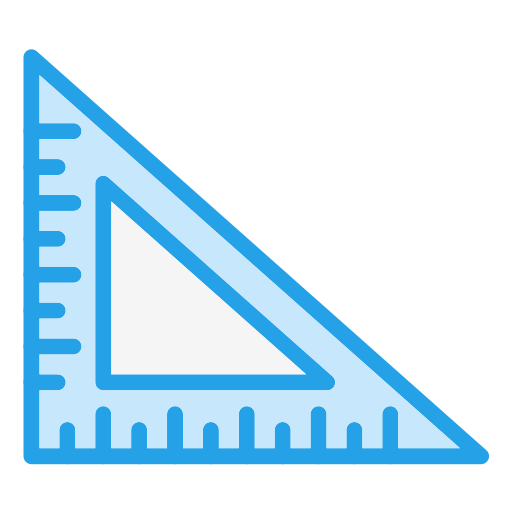 vierkant instellen Generic Blue icoon