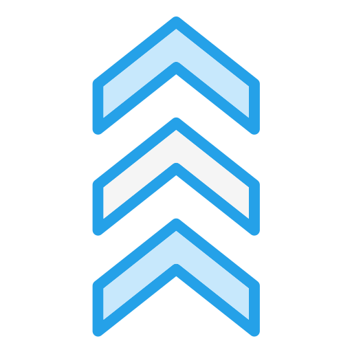 Chevron Generic Blue icon