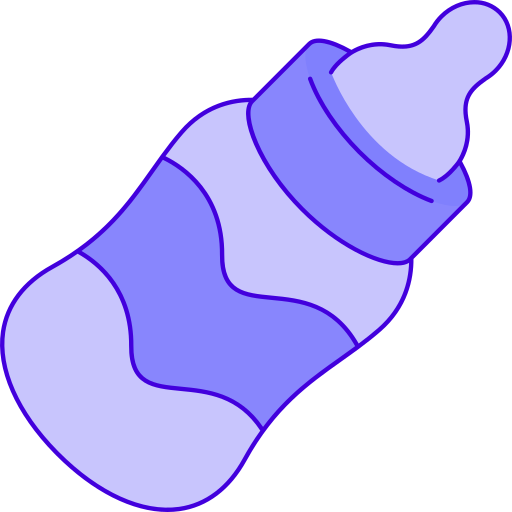 Baby bottle Generic Thin Outline Color icon