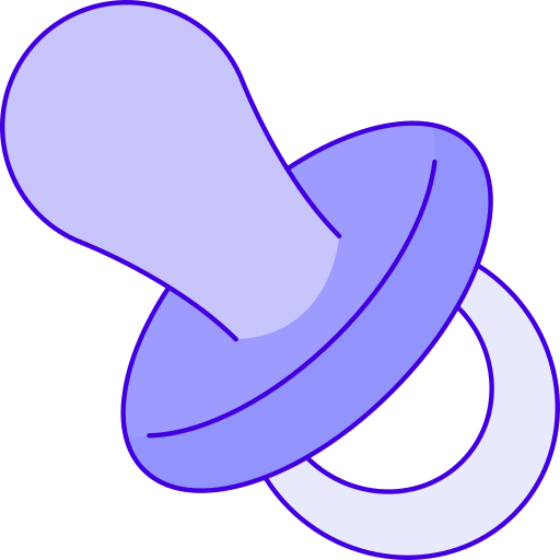 chupete Generic Thin Outline Color icono