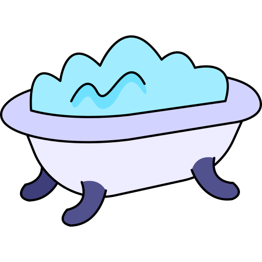 Bath Generic Thin Outline Color icon