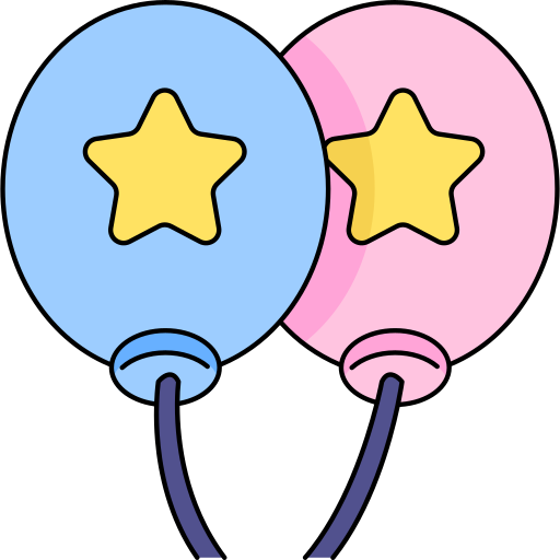 ballon Generic Thin Outline Color icon