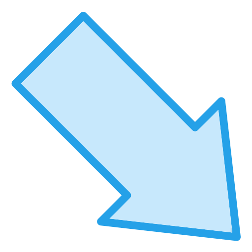 Inferior derecho Generic Blue icono