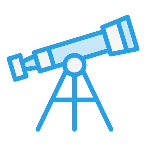 望遠鏡 Generic Blue icon
