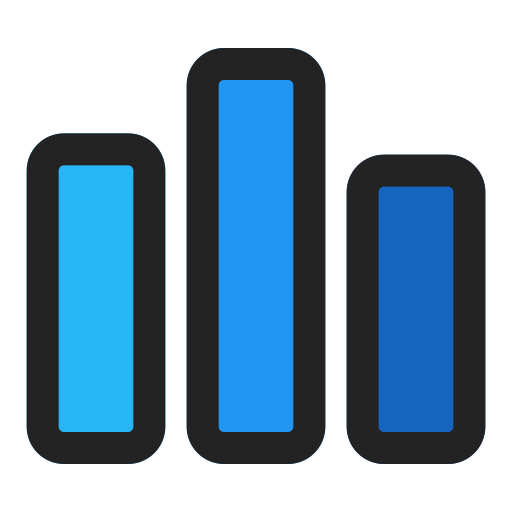 diagrammleiste Generic Outline Color icon