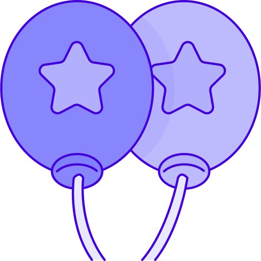 ballon Generic Thin Outline Color icon