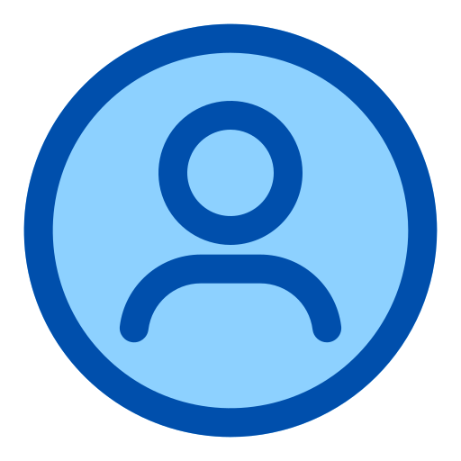 アカウント Generic Blue icon