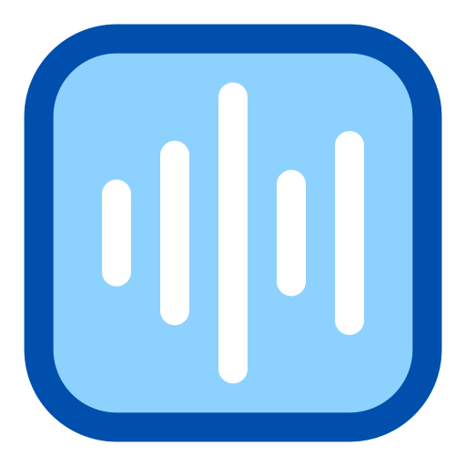 Ondas de sonido Generic Blue icono