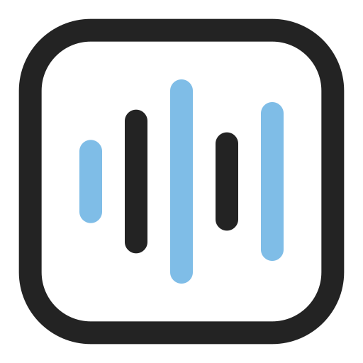 Audio waves Generic Outline Color icon
