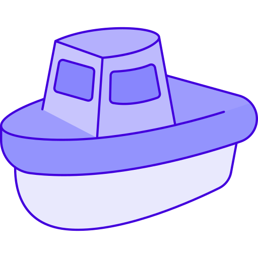 Игрушечная лодка Generic Thin Outline Color иконка