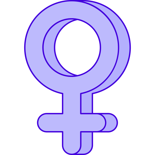소녀 Generic Thin Outline Color icon