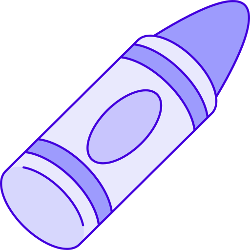 wachsmalstift Generic Thin Outline Color icon
