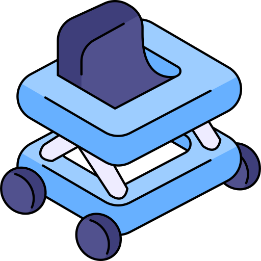 Baby walker Generic Thin Outline Color icon