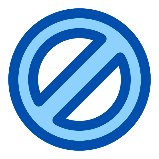 Ban Generic Blue icon