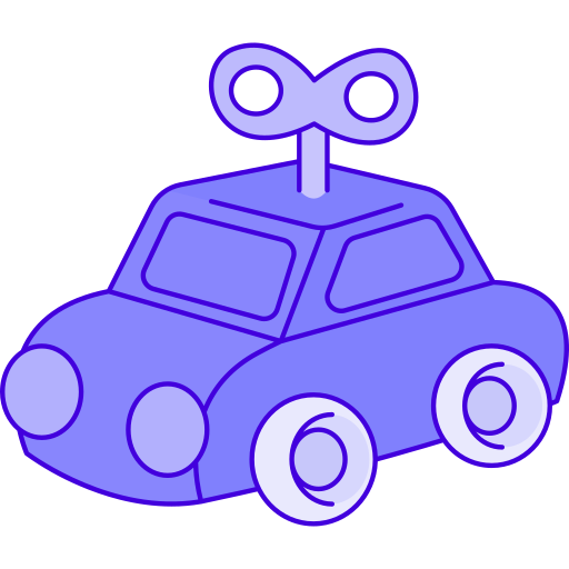 coche de juguete Generic Thin Outline Color icono
