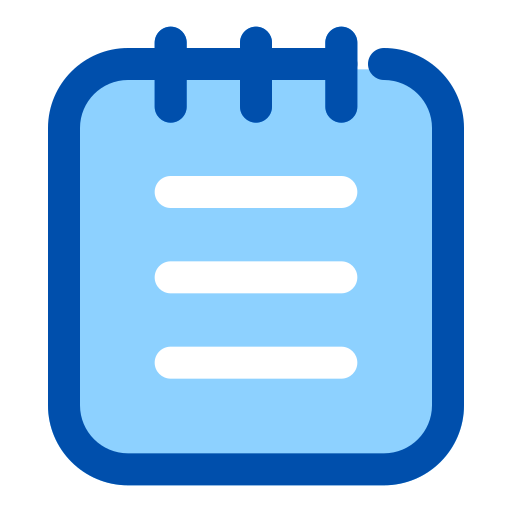 Note book Generic Blue icon