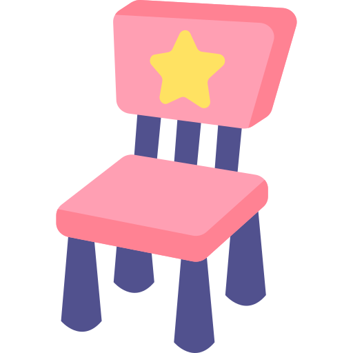 sedia per bambini Generic Flat icona