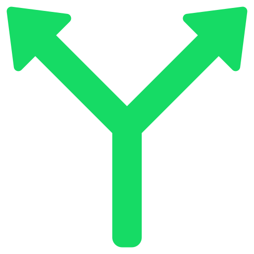 Y intersection Generic Flat icon