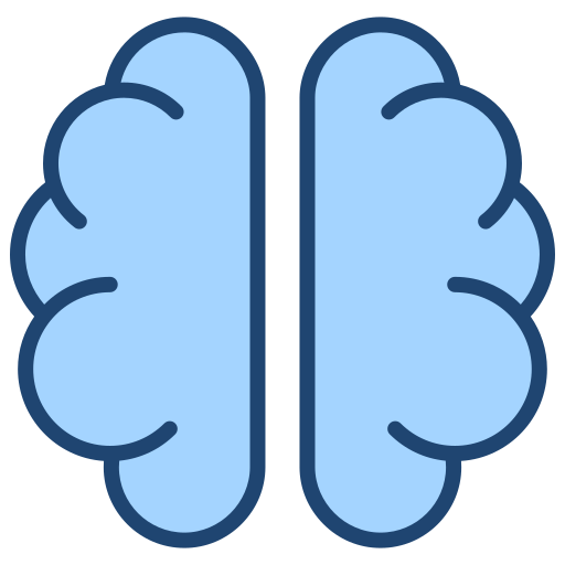 cerveau Generic Blue Icône