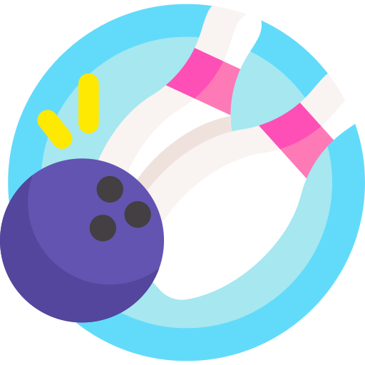 Bowling Detailed Flat Circular Flat icon