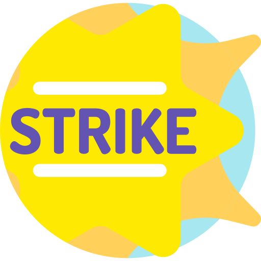 streik Detailed Flat Circular Flat icon