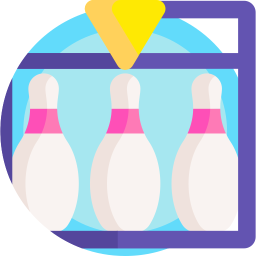 Bowling Detailed Flat Circular Flat icon