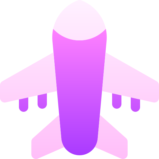 avión Basic Gradient Gradient icono