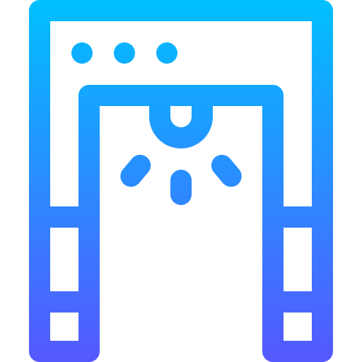 Metal detector Basic Gradient Lineal color icon