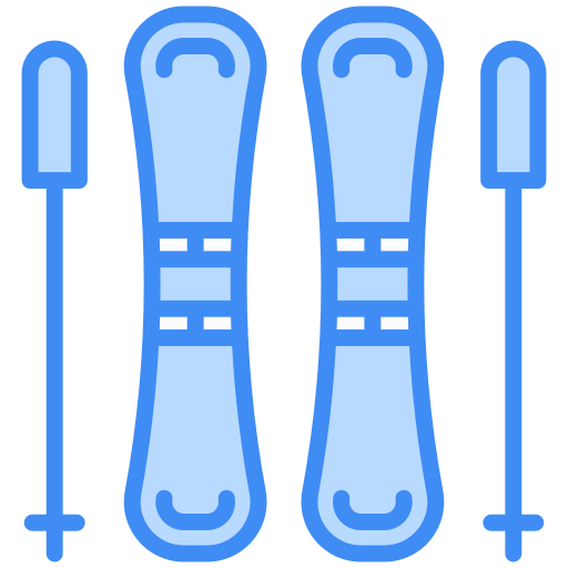 Лыжи Generic Blue иконка