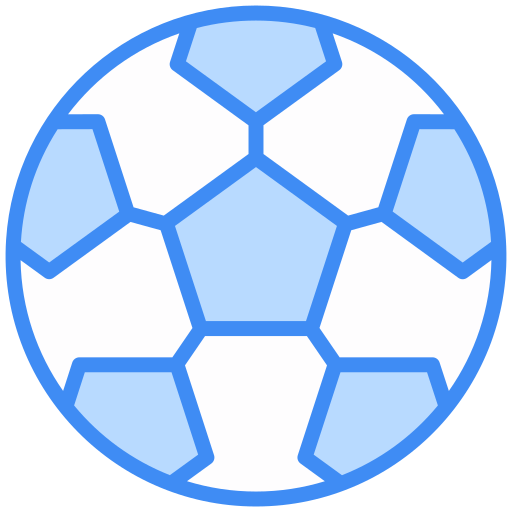 voetbal Generic Blue icoon