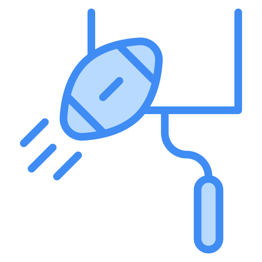 럭비 공 Generic Blue icon