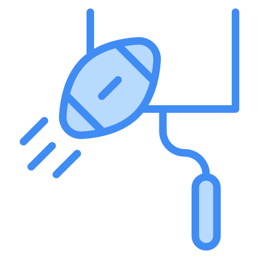 ラグビーボール Generic Blue icon