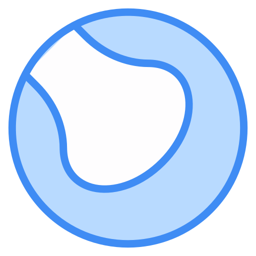 Теннисный мяч Generic Blue иконка