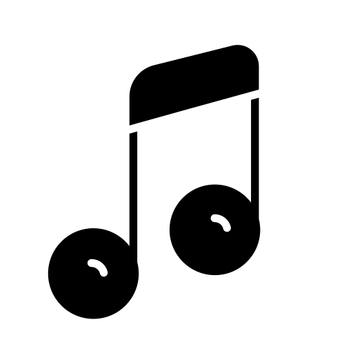 muzieknoten Generic Glyph icoon