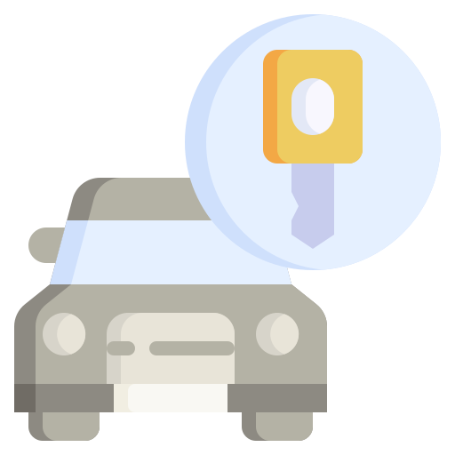 auto sleutel Generic Flat icoon