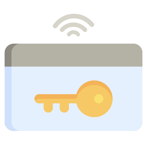 Key card Generic Flat icon