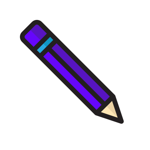 Pencil Generic Outline Color icon