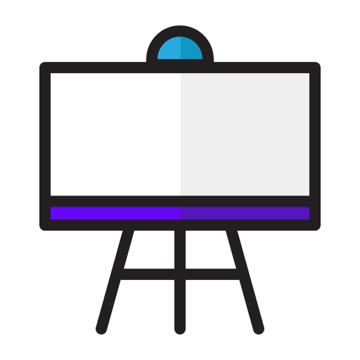 biała tablica Generic Outline Color ikona