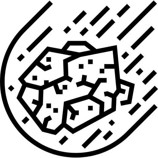 隕石 Detailed Straight Lineal icon
