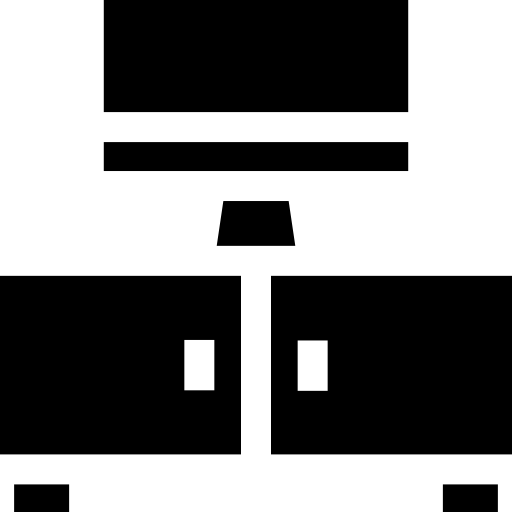 fernsehen Basic Straight Filled icon