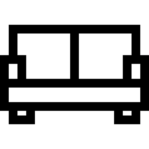 sofá Basic Straight Lineal icono
