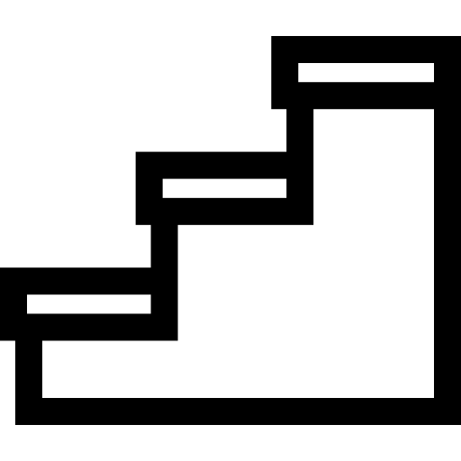 계단 Basic Straight Lineal icon
