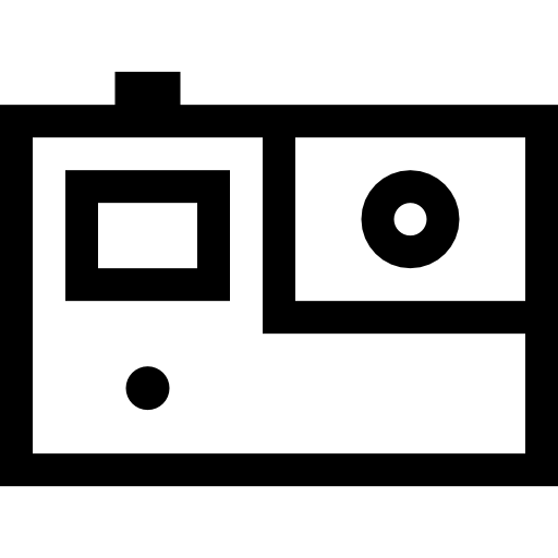 gopro Basic Straight Lineal icono